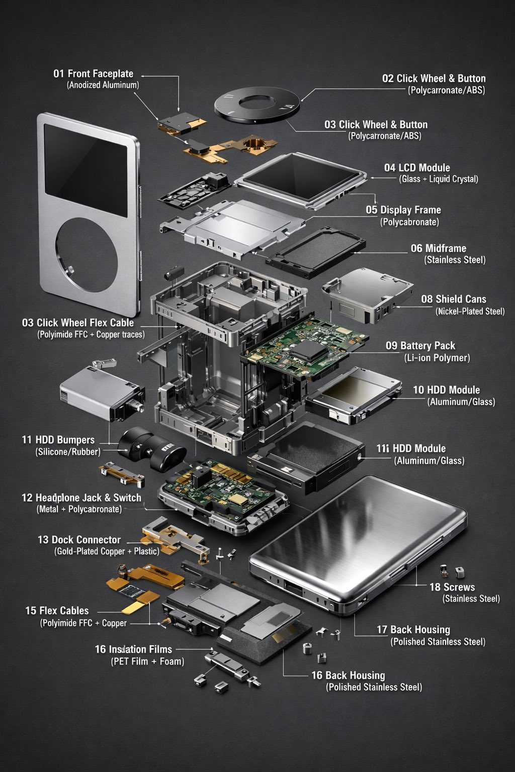 iPod Classic zerlegt