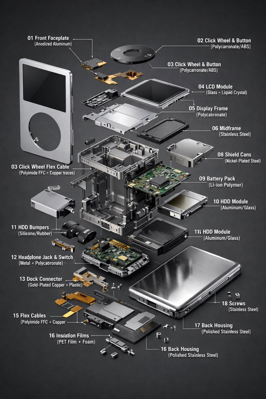 iPod Classic zerlegt