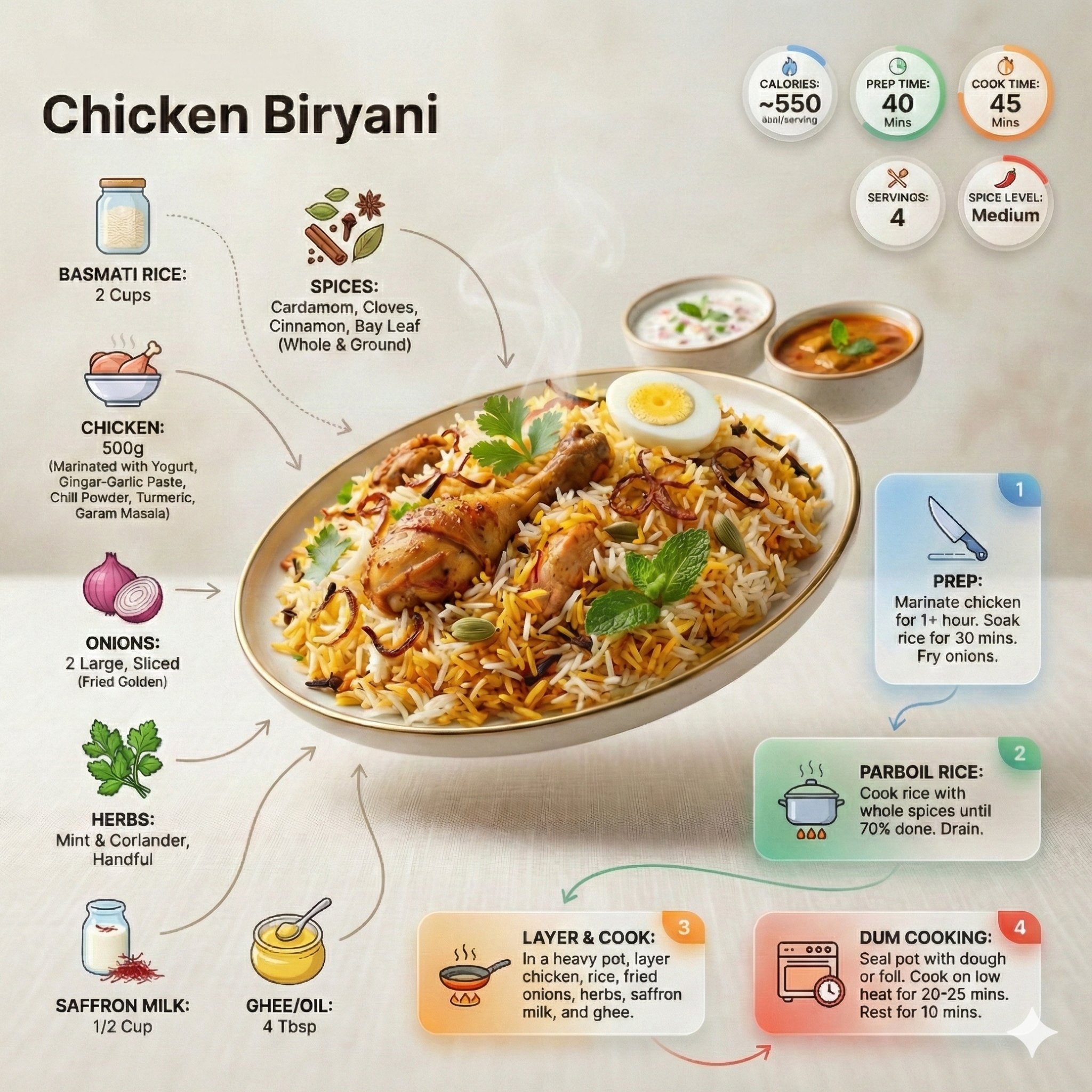 Biryani-Infografik