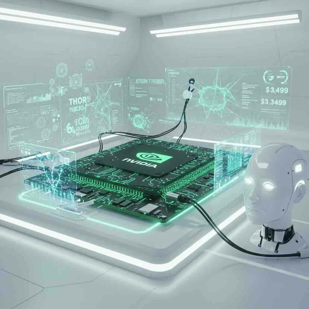 Nvidia's 'Robotergehirn'-Chip offiziell im Verkauf: 3499 Dollar führen die physische KI-Revolution an