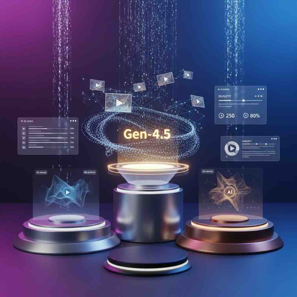 Runway의 Gen-4.5, AI 비디오 생성 분야에서 최고 자리 차지, 거대 기술 기업들을 능가