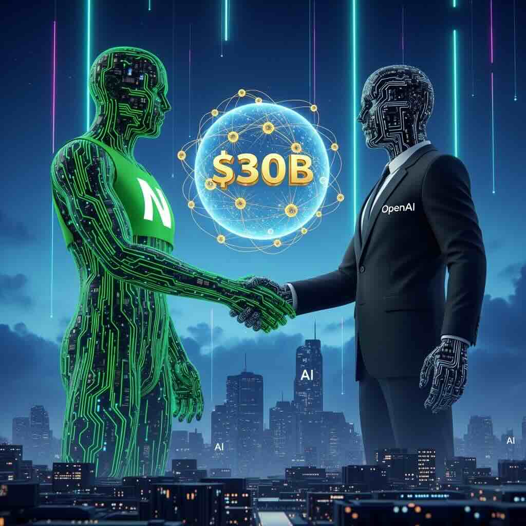 엔비디아, 마일스톤 연계 계약 포기하고 오픈AI 지분에 300억 달러 직접 투자