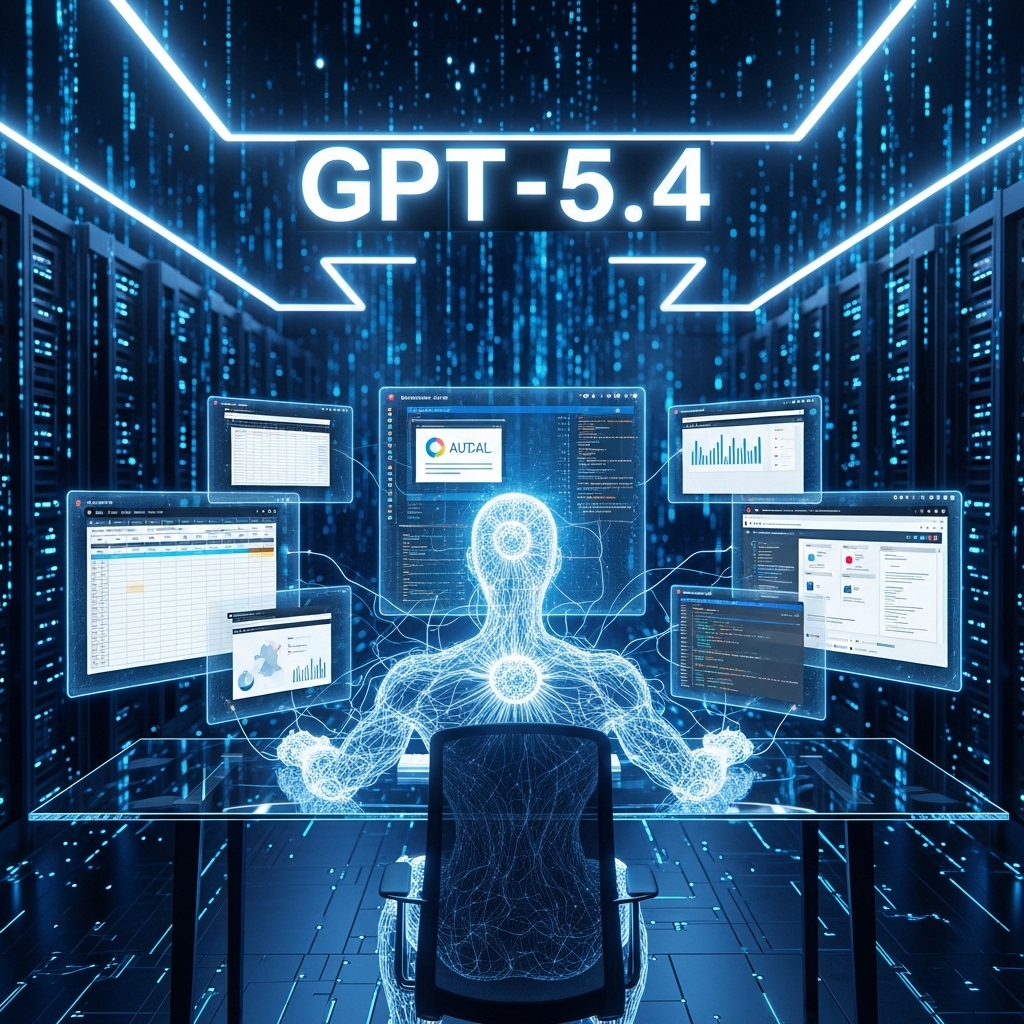GPT-5.4 출시: OpenAI의 통합 AI 모델, 이제 컴퓨터를 제어하고 동료보다 뛰어난 사고력 발휘